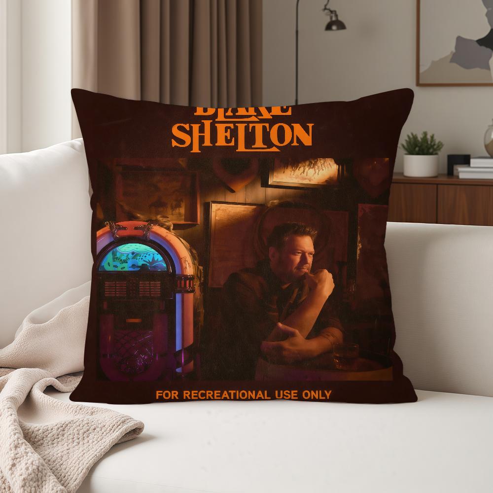 Singer Blake SShelton For Recreational Use Only Pillow Case Suitable For Bedrooms Living Rooms Cars Home Decoration