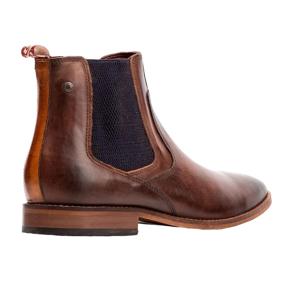 BASE LONDON Męskie skórzane buty Chelsea