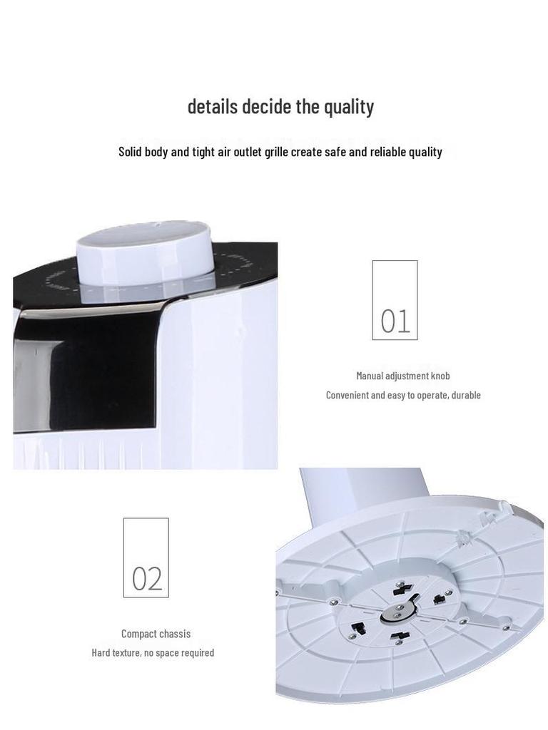 Silent Leafless Tower Fan: Vertical Electric Fan for Home, Dorm, or Desk Use