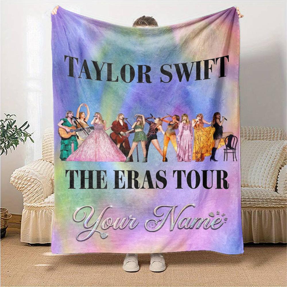 Name Custom Swift Print Flannel Blanket High Quality Warm Comfortable Cover for All Seasons Perfect for Gifts Home Decor