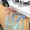 Portable Plastic Garbage Hanging Kitchen Trash Storage Rack Bag Hook Organzier