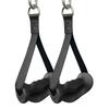 1 Pair Ergonomic Fitness Pull Rope Fits The Palm Rubber Grip Gantry Pull Rope Anti-Slippery Stable Gym Equipment Pull Rope Gym