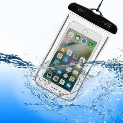 Waterproof Touch Pouch for IPHONE Xr Smartphone Water Beach IPX8 Waterproof Case (BLACK)