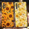 Handyhülle für Samsung Galaxy A55 A53 A52 A52S A51 A41 A35 A32 A25 A23 A15 A13 A71 A72 5G Weiche TPU-Schale Sonnenblumenmuster Capas