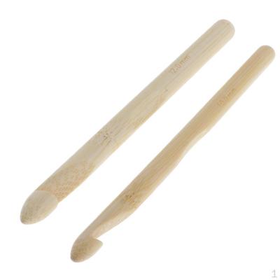 Große Holz-Häkelnadel, Strick- und Webwerkzeug, 10 mm, 12 mm