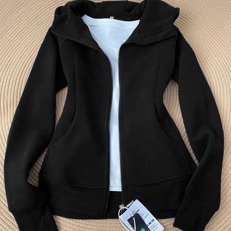 In-Stock 2025 Slim Fit Zip-Up Hoodie Cardigan: Fashionable, Versatile Dopamine Dressing