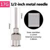 12PCS 1/2 Inch Dispensing Needle Stainless Steel 8G To 30G Blunt Tip Needle Injection Needle For High Temperature Hand Tool