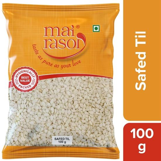 MAI RASOI Weiße Sesamsamen/Safed Til 100g
