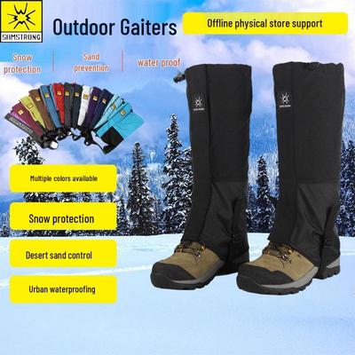 Polainas Impermeáveis para Caminhada para Homens e Mulheres - Capas para Pernas à Prova de Neve e Areia