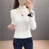 Women's Knit Sweater Short Turtleneck Sweater Slim Pullover Knit Jumper Fall Winter