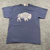 Vintage 90s Oklahoma Bison Shirt Large 22x27 Blue