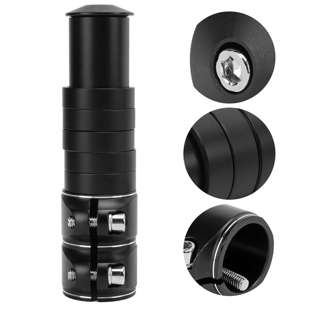 Bike Fork Stem Extender Aluminium Alloy sy Installation   Handlebar Riser for Mountain Road Bikes