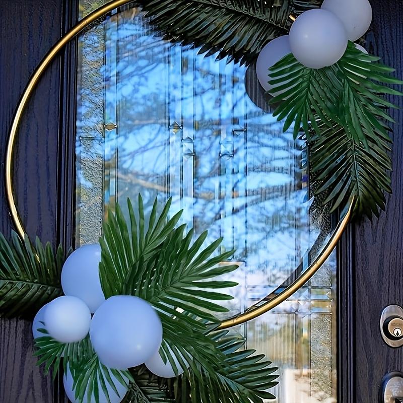 Plantes Artificielles Fleurs Mariage Festival Décoration de Fête Décor Maison Cour Jardin Feuilles de Palmier Tropicales en Plastique avec Tiges