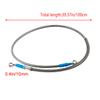 39-200cm Universal Braided Stainless Steel Motorcycle Brake Hose Line, AN3 Hydraulic Clutch Oil Pipe for ATV Dirt Pit Bike Street Racing