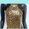 Metallic Sequin Crop Top For Women With Halter Neck Streetwear