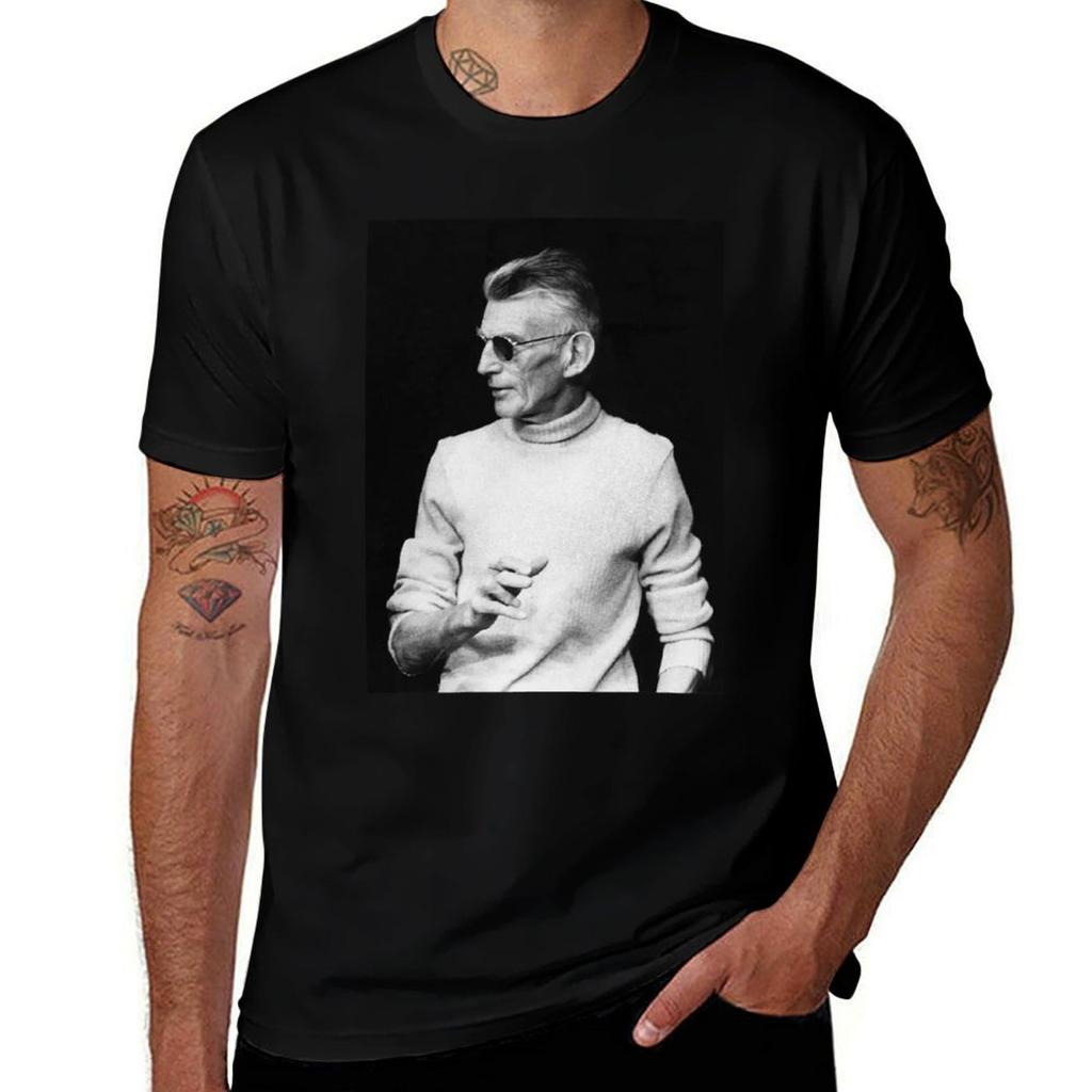 Samuel Beckett Premium Tshirt Trend Art Print Tshirt