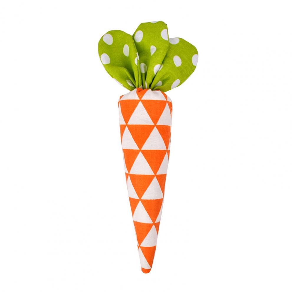 Cloth Carrot Decorations Warm Easter Decor Easter Carrot Ornaments Set for Spring Party Decor Stuffed Fabric for Children