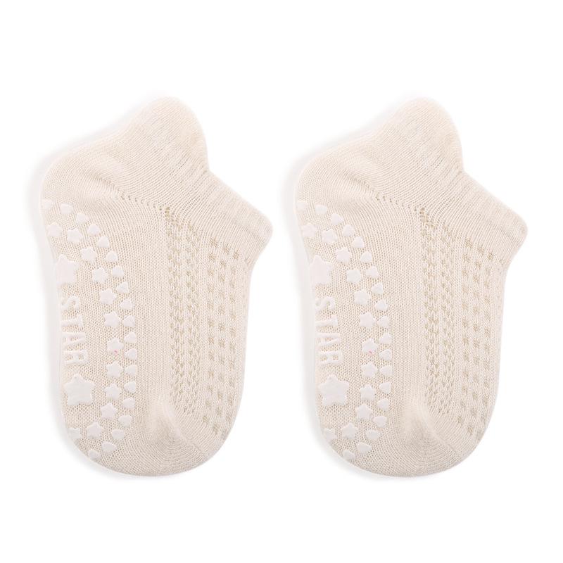 Bawełniane skarpetki antypoślizgowe dla niemowląt i małych dzieci - styl wiosenno-jesienny