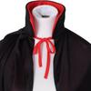 2025 Halloween Red and Black Double-sided Cape Hooded Medieval Costume Witch Vampire Halloween Cosplay Costume Cape Women Men