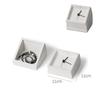 Exposed Concrete Table Clock Minimalist Creative Desk Clock Silent Desktop Clocks Mini Storage Watch Luxury Home Decoration