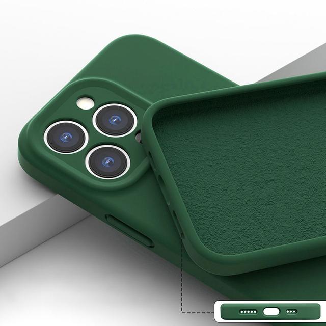 

Высококачественный оригинальный квадратный жидкий мягкий силиконовый чехол для телефона для Iphone 14 11 12 13 Pro Max Plus красочный модный чехол-бампер for iphone 13ProMax