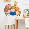 Girl and Animals Reading Theme Self Adhesive Wall Sticker for Kids Room Early Learning Center Warm Home Decor