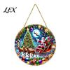 Acrylic Hanging Decorations Christmas Tree Ornaments, Festive Pendants with Lanyard for Holiday Ornaments Party Home Decoration, Indoor Scene