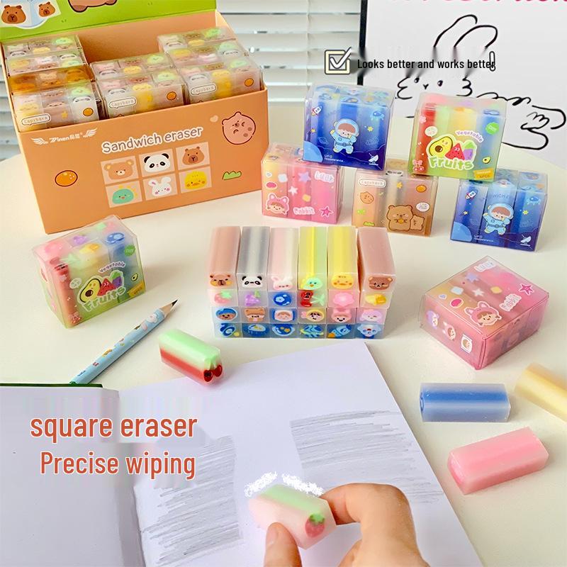 Cute Cartoon Jelly Eraser - No Trace, Low Debris, High Value, Lovely Gift