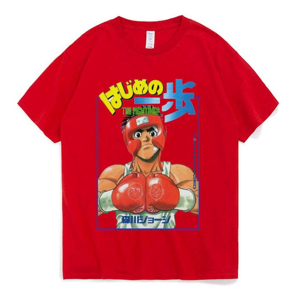 2026 Anime Hajime No Ippo T Shirt Makunouchi Graphic Print Short Sleeve Tee Shirts Cartoon Kamogawa Boxing Gym T-Shirt Streetwear