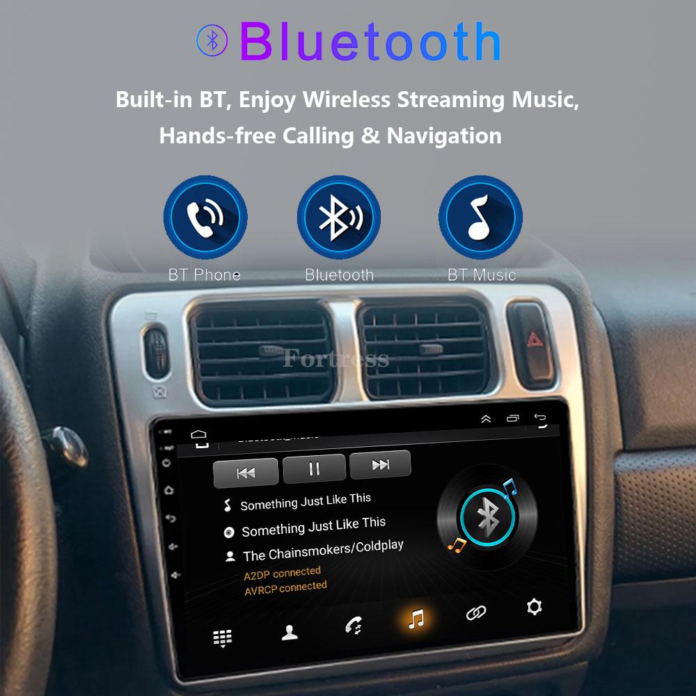 Car Android 13 For Mitsubishi Pajero iO 1998 - 2007 Car Radio Stereo Multimedia Player GPS Navigation 5G Wifi QLED 2din