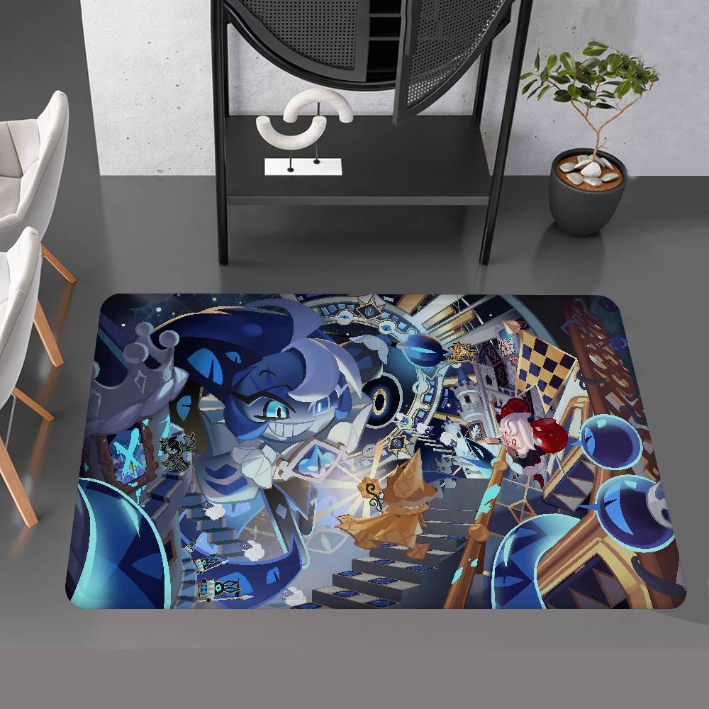 Mobile Game Cookie Run Kingdom Floor Mat INS Style Soft Bedroom Floor House Laundry Room Mat Anti-skid Household Carpets