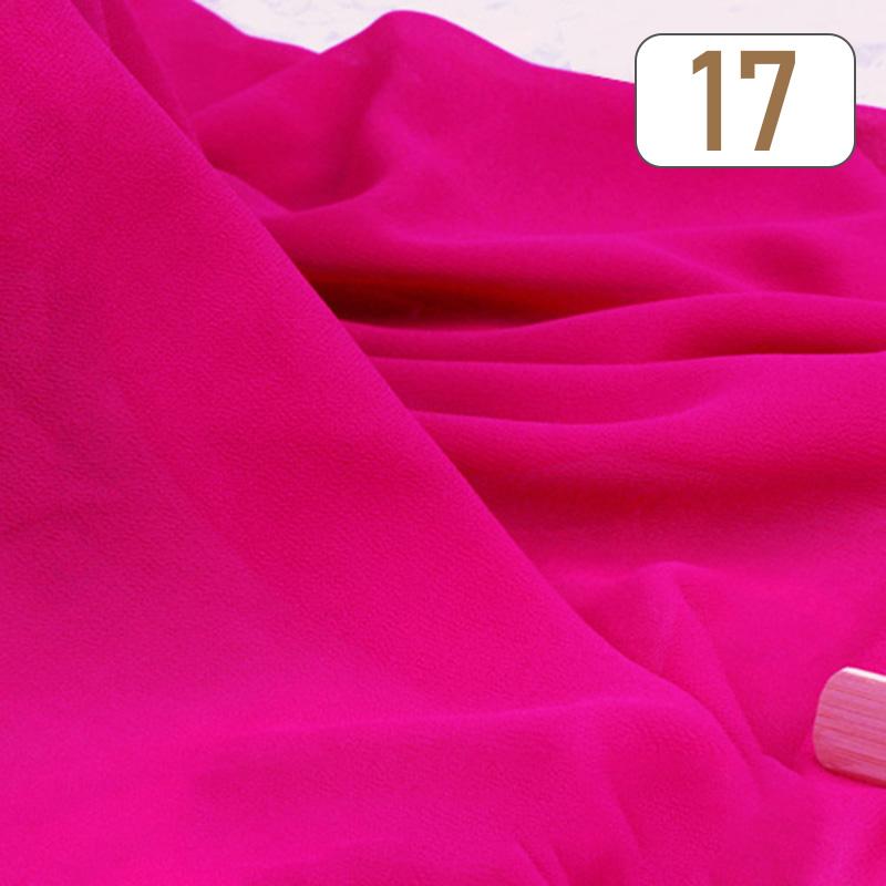 1/3/5M 75D Tessuto Chiffon Perla Georgette Tulle Chiffon Tessuto Trasparente Poliestere Materiale Morbido e Drappeggiato Per Tenda Abito Fodera