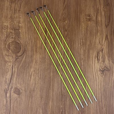 5Pcs 42Cm Boat/Raft Rod Tip Spare Tail Fiberglass Refit Replacement Fishing Rod Tip With Top Ring Fishing Gear Accessories