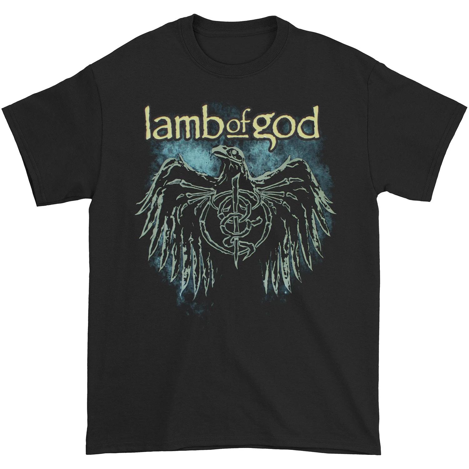 Men s Lamb Of God Dark Phoenix T-shirt Medium Black XXL