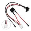 Children Electric Vehicle Charger Socket 6V,12V,24V,Pre-installed 17Amp Fuse On The Harness Round Charging Port Socket With Wire