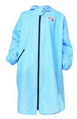 iMedia Raincoat, Rainwear, Rain Poncho, Light Blue, Unisex, Water-Repellent, Waterproof, Perfect for Cycling, Commuting, and School