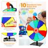 Prize Wheel DIY Interactive Spin Wheel with Board Eraser and Pen Erasable Tabletop Roulette Spinner for Home Show Carnival Party