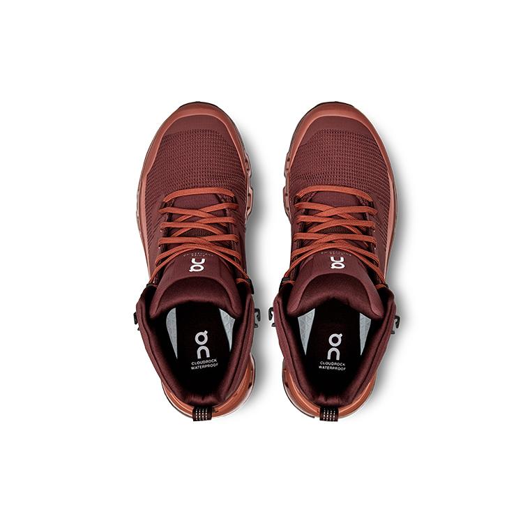 On Waterproof Cushioning Waterproof High Top Outdoor Shoes Women's Russet 63.98066