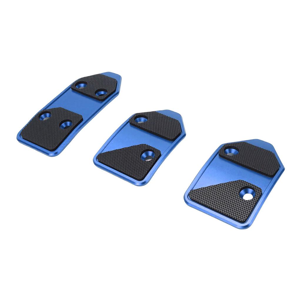 Beschleuniger Bremse Pedal Abdeckungen Rutschfest Gummi und Aluminium Stilvoll Auto Fußpedal Pads