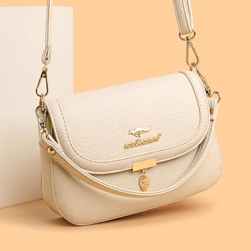 Hochwertige weiche PU-Leder Umhängetasche, Modische Damen Schulter-Crossbody-Tasche, Lässige Schultertasche geeignet für den täglichen Gebrauch und zum Einkaufen