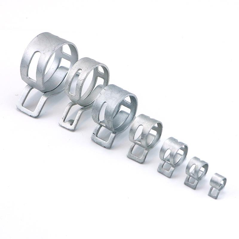 65 Manganese Elastic Hose Clamps for Pipe Fixing - Buckle & Ring Clamps for Washing Machine and Oil Pipes