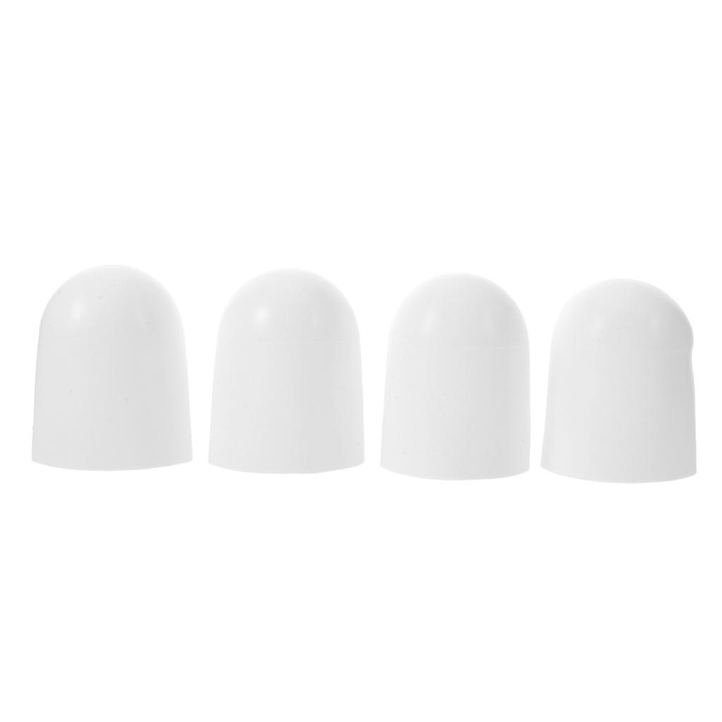 4Pcs Round Flashlight Diffuser Cover High Transmission Silicone 39-43Mm Anti Glare Light Diffuser for Outdoor Camping Emergency