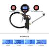 Digital Tire Inflator Pressure Gauge, LED Display Tyre Deflator Gage with Dual H