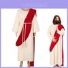 Medieval Cosplay Costume For Greek And Roman Kings With Silky Polyester Fabric
