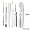 Stainless Steel Pedicure Knife Set: Dual-Headed Nail Pick with Razor, Foot File & Exfoliating Tool