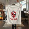 Custom Name 1.FC Köln Flannel Blanket, High quality Comfortable for All Seasons, Home Decor, Warmth and Comfort