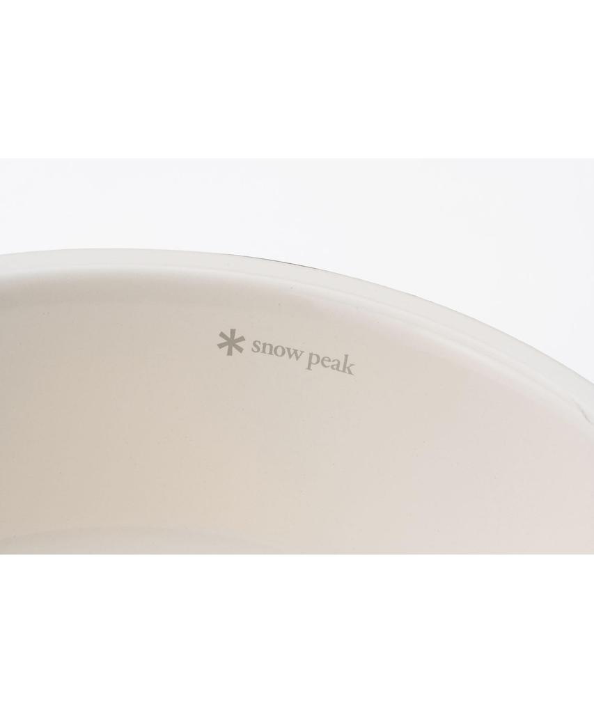 Snow Peak Enamel Bowl 200ml Ivory Bowl Plate BBQ Camping Outdoor Picnic LF-065-IV