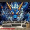 Fantasy of the Eastern Dragon Digital printing polyester wall tapestry suitable for use living rooms bedrooms offices bars party