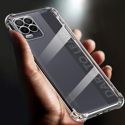 Odpowiednia poduszka powietrzna odporna na wstrząsy przezroczysta obudowa telefonu do etui Realme 8 8i 4G 5G Silikonowe pełne etui 8 pro Funda Back Clear