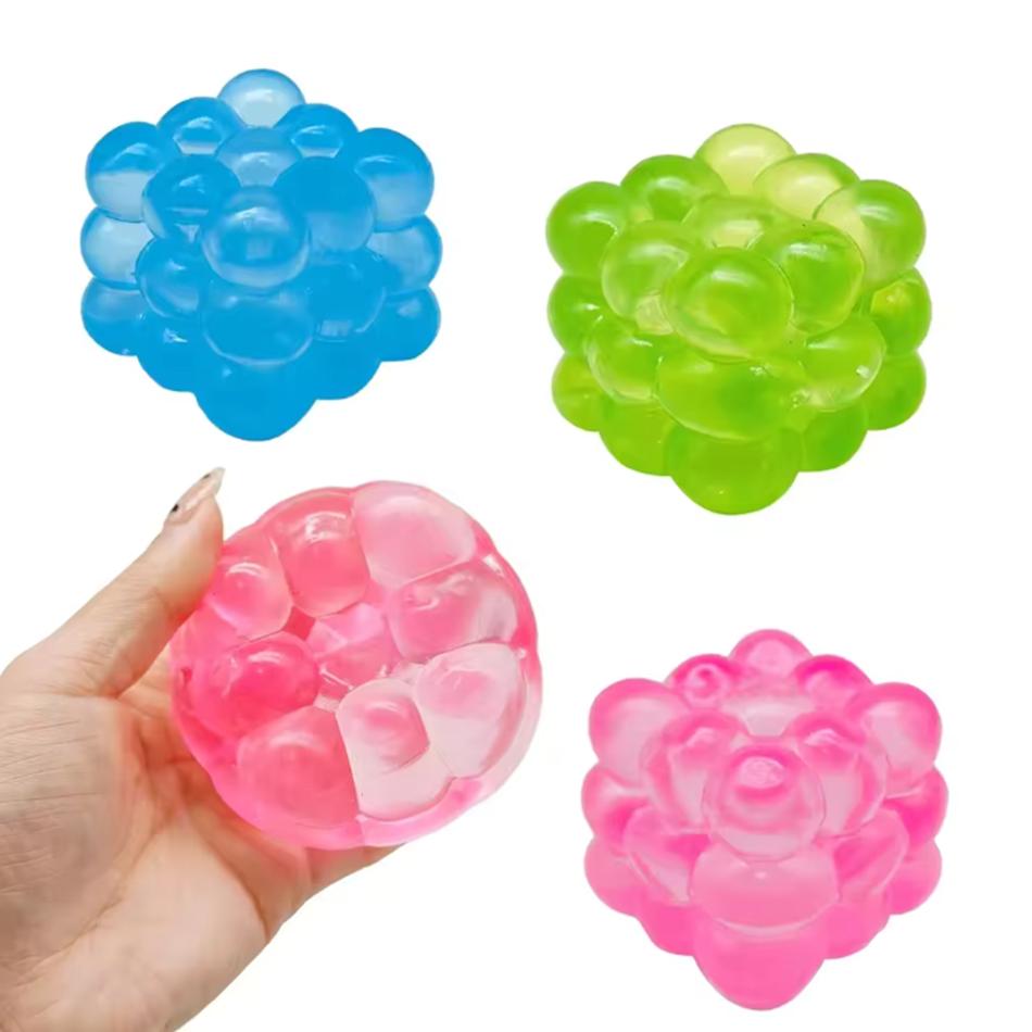 Trending Cube Squish Toy, Soft Jelly Squeeze Stress Relief Fidget Toy, Sensory Toy For Kids & Adults Birthday Gift